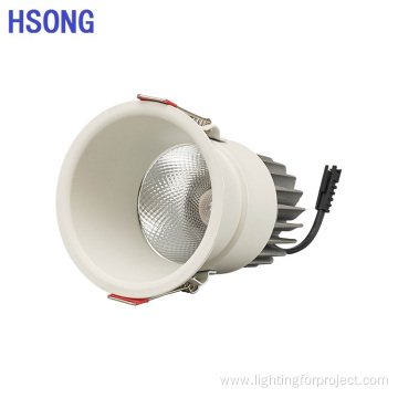 Anti-Glare die-casting aluminium recessed downlight